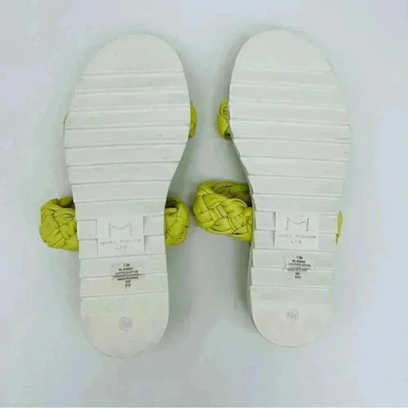 Marc Fisher | Jaimee Slides | Espadrille | Citron | Size 7.5 - Picture 9 of 10